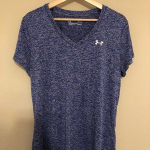 Under Armour Blue Velocity Twist V-Neck